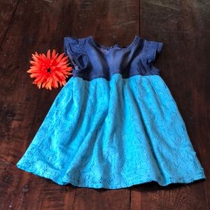 Girls/Youth Blue Jean bell shirt.